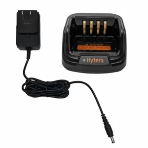 Hytera CH10L27-PS1014 Single Slot Li-Ion Polymer Charger with Power Adapter for HP6*/ HP*7/ PD4*/ PD5*/ PD6*/ PD7* Series Radios