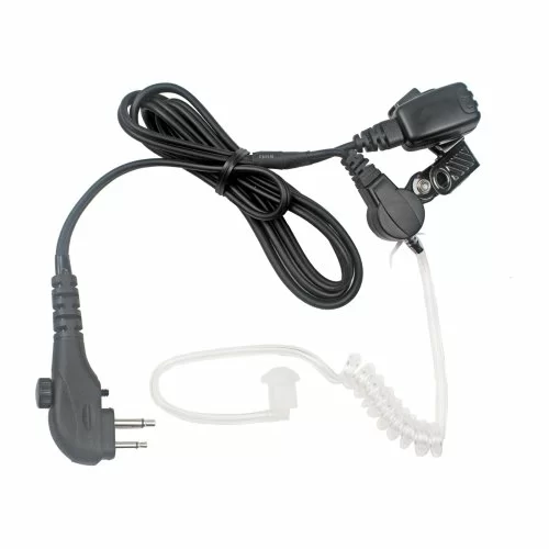 Acoustic Tube Earpiece with PTT and Mic Surveillance Kit for Hytera Radios