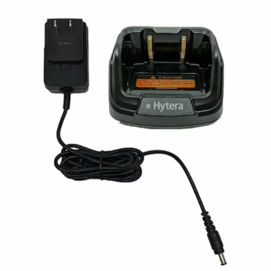 Hytera CH10L23-PS1014 Single Slot Li-Ion Charger with Power Adapter for BD5BD6 Series