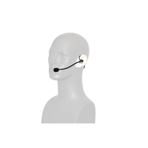Icon Ultra-Lite Filtered Earpiece with Noise-Reduction Boom Mic Left Ear Made in USA