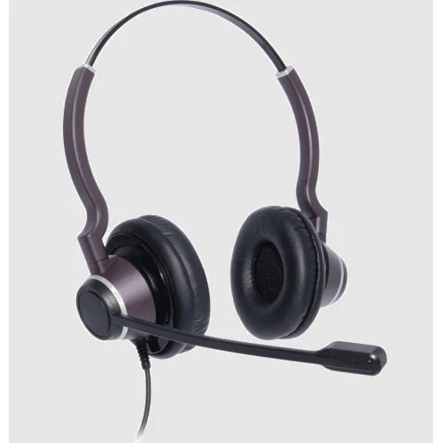 JPL Connect 2 - Professional QD Office and Contact Center Binaural Headset with Noise Cancelling Mic TAA Compliant