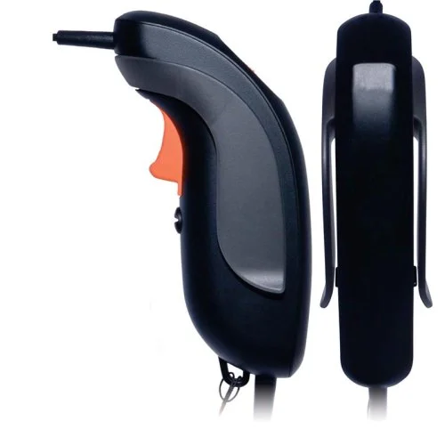 JPL Scout 302A Push-to-Talk PTT with Additional Amplification No Volume Wheel 6-Wire PJ-7 2 prong plug with 25 coiled cord to PLX compatible QD TAA Compliant