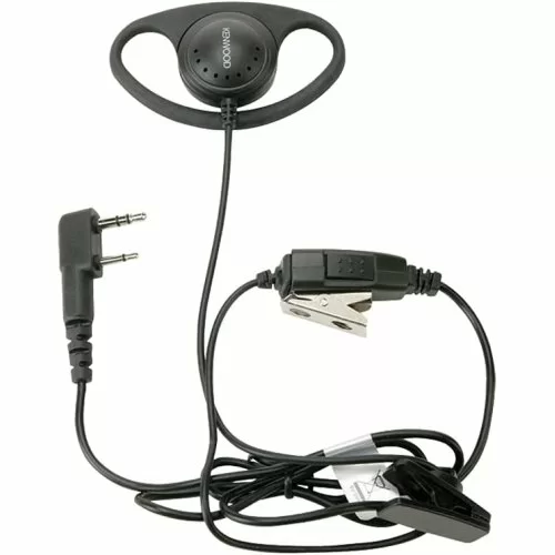 Kenwood KHS-27A D-Ring Earpiece with in-Line PTT and Mic