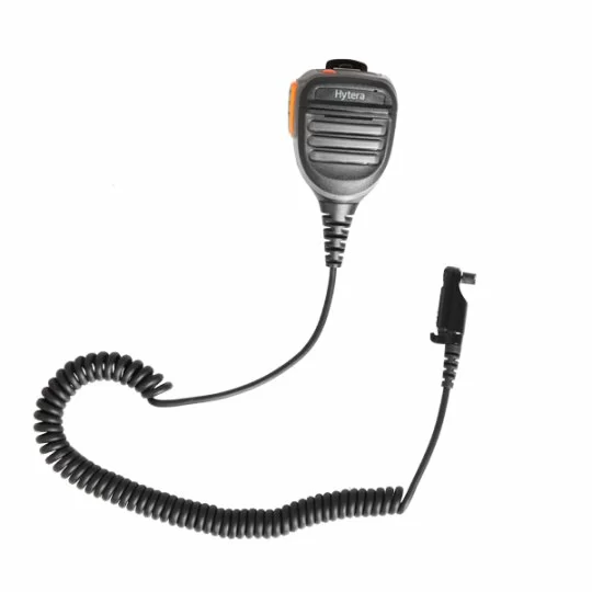 Hytera SM26N2-P Lapel Speaker Microphone with 25mm Audio Jack for PD6 HP6 HP7 Series Radios